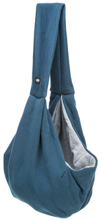 Переноска-слинг для щенков Trixie, 22х20х60 см, цвет: синий, серый