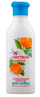 Шампунь для собак Чистюля Вака освежающий с ароматом красного мандарина, 250 мл No Brand
