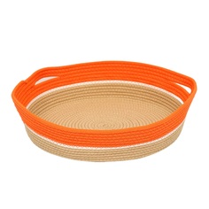 Пижон Экологичный лежак для животных (хлобчатобумажный), 50 х 50 х 12 см,вес до 25 кг, ора