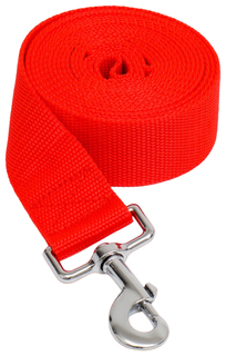 Поводок для собак Пижон, красный, 4 см х 3 м