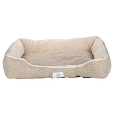 Лежак для животных Kuchenland Favorite pet 61х50х13 см полиэстер бежевый