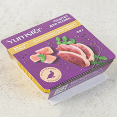 Влажный корм для кошек Паштет с уткой и перепелом 100 г No Brand