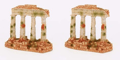 Грот для аквариума Home-Fish Римские колонны, 10,5х5,2х9 см, 2 шт