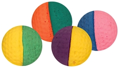 Игрушка для кошек Triol мяч для гольфа, разноцветный, туба 60шт