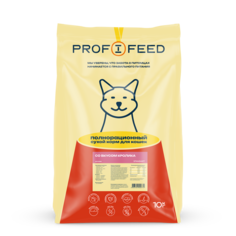 Сухой корм для кошек Profifeed с кроликом, 10кг