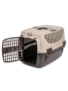 Переноска для домашних животных PET PLASTART бежевый, 32 х 50 х 29.5 см