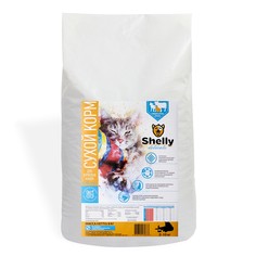 Сухой корм для кошек Shelly Delicate Premium с говядиной, кроликом и ягненком, 8 кг
