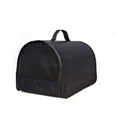 Сумка-переноска для кошек и собак XL ZOLO, без ремня, до 12 кг, черный, 51x29x29 см