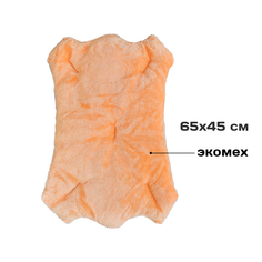 Подушка-шкура для животных FISSA М-300, персиковая, полиэстер, искусственный мех, 65х45 см