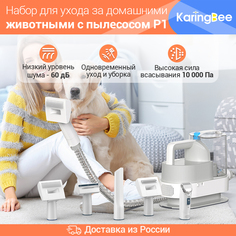 Набор для ухода за домашними животными Karingbee P1, 5 в 1, белый, пластик