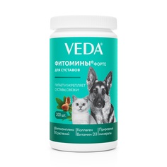 Фитокомплекс для кошек и собак Veda Фитомины Форте, для суставов, 200 таб