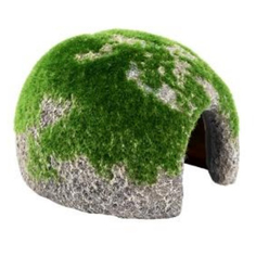 Укрытие камень с мхом для аквариума EXOPRIMA Moss Stone, 9х8х6см