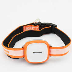 GPS Трекер для собак и кошек GPSONE O11, 2G, 1450 mAh, оранжевый, пластик, 6,5х5х2,5 см No Brand