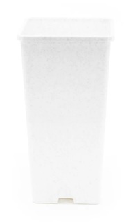 Горшок для рассады Ангора 2 л, 11x11x21.5 см, белый А5502бл Debever