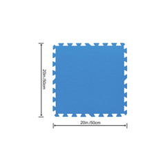 Подстилка под бассейн Bestway 58220 Пазл мягкая модульная 50x50 см 9 шт.