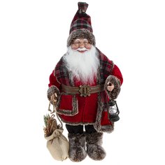 Фигурка новогодняя Дед Мороз, Remeco collection 776059, 26х15х61см/26х15х44см