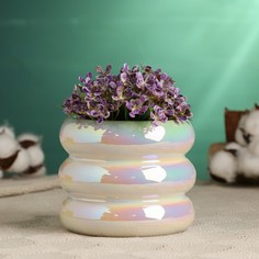 Цветочный горшок Take it easy Ханна 9455544 0,3 л белый 1 шт.