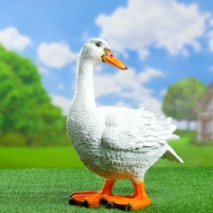 Садовая фигура Хорошие сувениры 1090081 Гусь белый, 20х35х41см