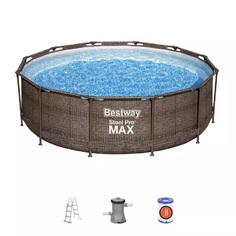 Каркасный бассейн Bestway Steel pro max 56709bw 366х100х100 см