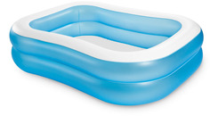 Бассейн надувной прямоугольный 540л "Семейный", 203х152х48см INTEX