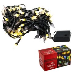 Световая гирлянда новогодняя 9 м разноцветный/RGB No Brand