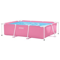 Бассейн каркасный Intex 220х150х60 см розовый