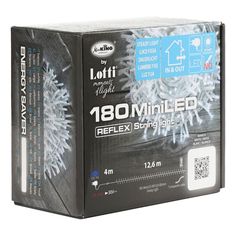 Гирлянда Lotti 12,6 м холодный белый 180 ламп
