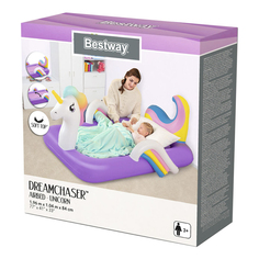 Надувная кровать для детей Bestway Единорог 196 х 104 х 84 см многоцветная
