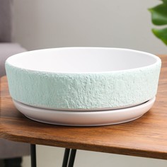 Цветочный горшок Мята 9781287 2,6 л мята No Brand