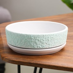 Цветочный горшок Мята 9781285 1 л мята No Brand