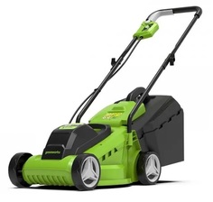 Газонокосилка аккумуляторная Greenworks G24LM33K2, 24V, 33 см, c АКБ 2Ач и ЗУ