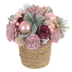 Фигурка декоративная Новогодняя композиция, L18 W18 H18,5 см 761671 Remeco Collection