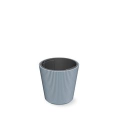 Кашпо для цветов со вставкой Prosperplast Milly PPDBMI350-443U 15 л., светло-серый, 1 шт.