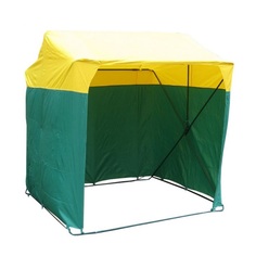 Палатка торговая Кабриолет 2,0х2,0, желто-зеленый Митек