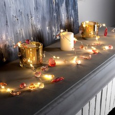 Световая гирлянда новогодняя Luazon Lighting Лепестки 2 м белый теплый