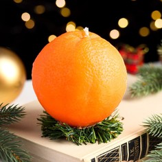 Свеча новогодняя "Апельсин крупный" No Brand