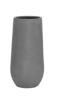 Кашпо Pottery Pots Nax d 35 h 70 см серый матовый