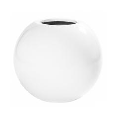 Кашпо Pottery Pots Beth d 31 h 25 см белый глянцевый