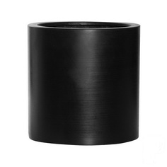 Кашпо Pottery Pots Puk d 25 h 25 см черный матовый