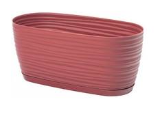 Цветочный горшок Form Plastic FP3110057 1шт коричнево-красный