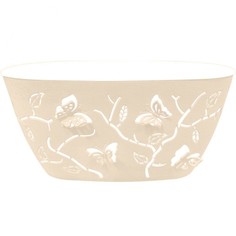 Горшок цветочный Butterflies Plastic Republic UD-00404867/PT401510048 4.0л молочный туман