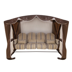 Садовые качели Zalger Garden Амстердам КС-2018/12 261,5x150x185 см шоколад