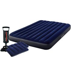 Кровать надувная Intex 64765 Classic + насос+2 подушки 203х152