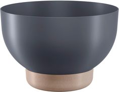 Кашпо для цветов Form Plastic Misa Satina 30 с поддоном 7,6 литров, антрацит, 1 шт.