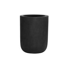 Кашпо Pottery Pots Dice d 34 h 44 см черный матовый