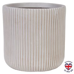 Кашпо для цветов Idealist Lite Урбан настольное RVS-RND-25-BB 10 л бежевое 1 шт.