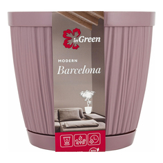 Горшок для цветов InGreen Barcelona 1,8 л 155 мм морозная слива