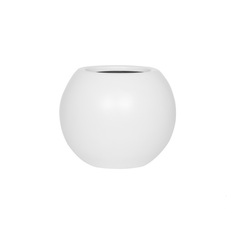 Кашпо Pottery Pots Beth d 25 h 20,5 см белый матовый