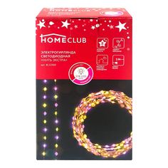Гирлянда нить Homeclub Экстра 6 м теплый белый 378 ламп