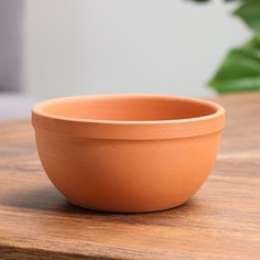 Цветочный горшок Астра 9699587 0,6 л коричневый; оранжевый No Brand